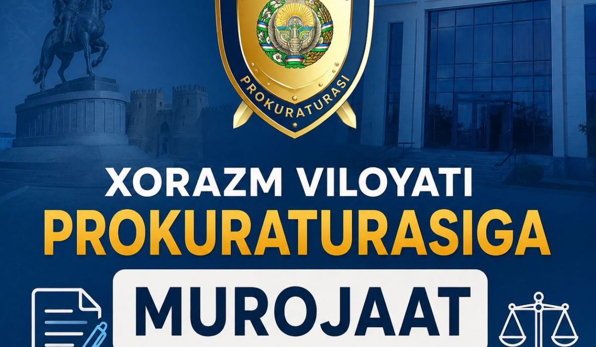 Xorazm viloyati prokuraturasiga MUROJAAT FAST Financing Service bilan bog‘liq jiddiy masala bo'yicha